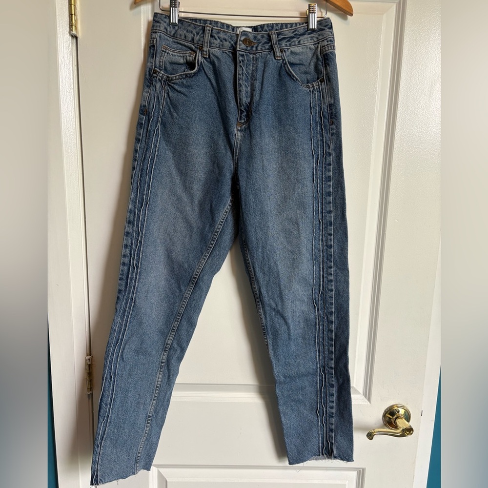 Classic Blue Denim Mom Jeans